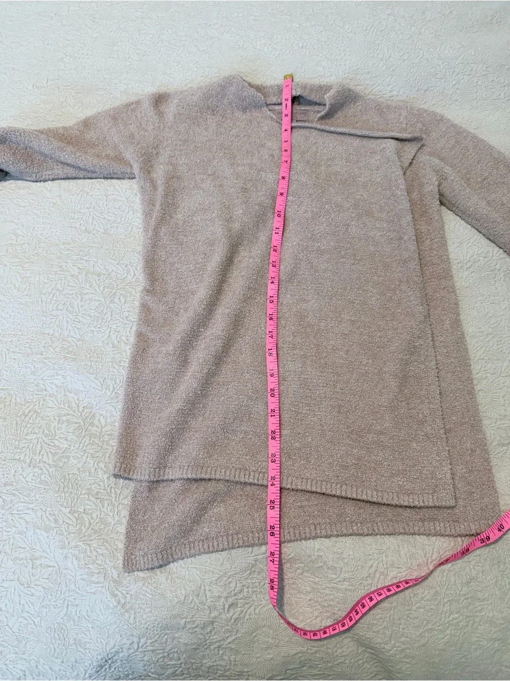 Barefoot Dreams Light Pink Open-Front Women's Cardigan